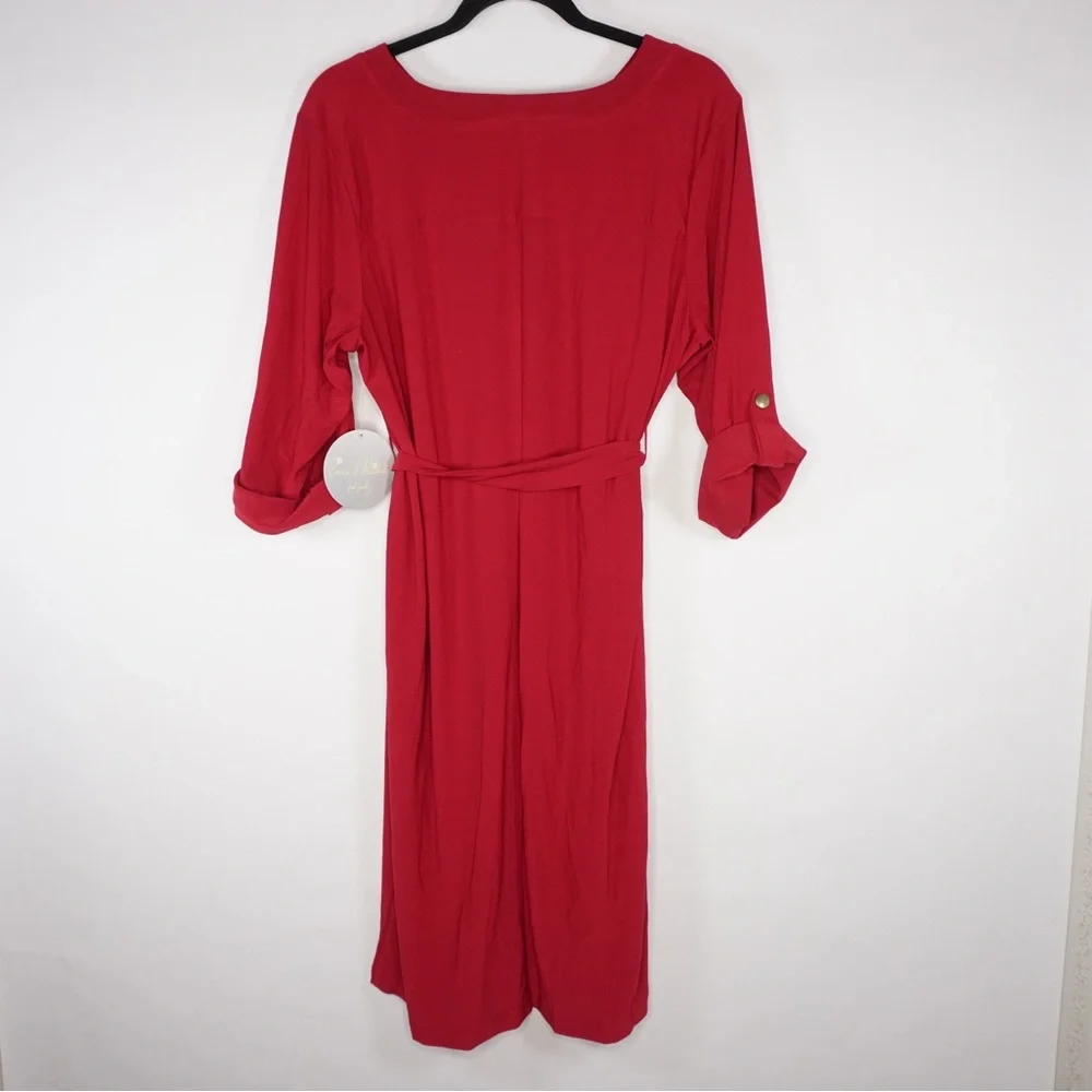 Emma & Michele Red Dress - Picture 2 of 4
